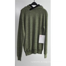 Pure Farbe Langarm Pullover Mann Pullover